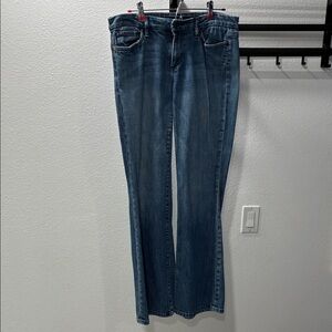 Joe's Jeans Women's Medium Blue Wide-Leg Jeans